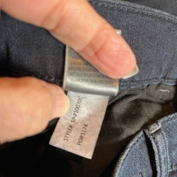 Sneak peek Women's Gold Stone Embellished Jeans Mid Rise Skinny Size 27 - Picture 9 of 13